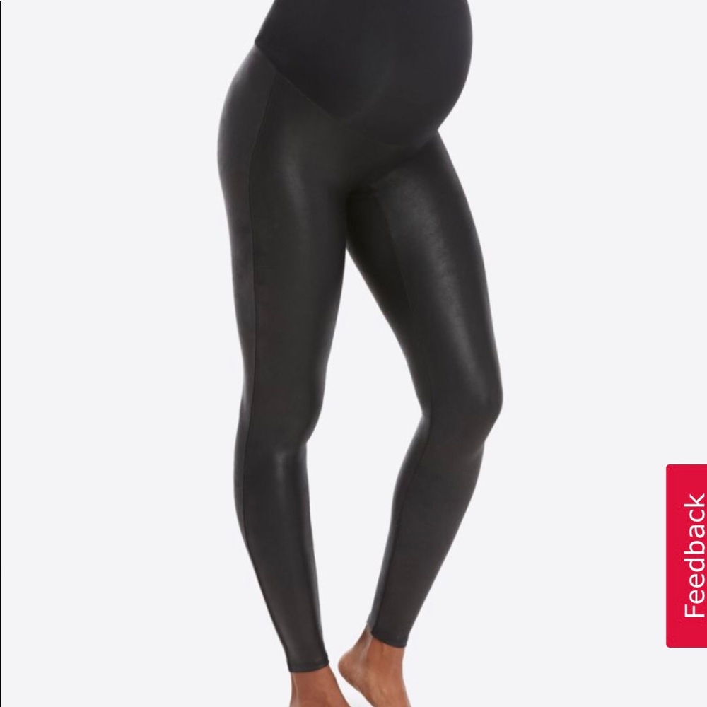 Spanx Faux Leather Leggings